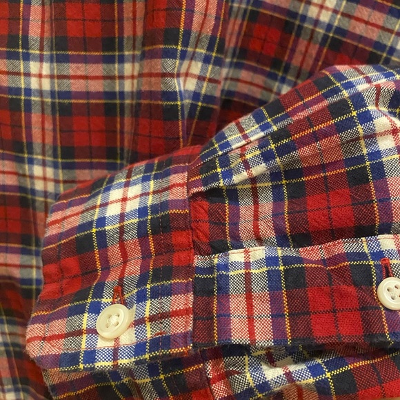 Ralph Lauren Polo Men’s Long Sleeve Plaid Shirt Classic Fit Authentic - Picture 7 of 13